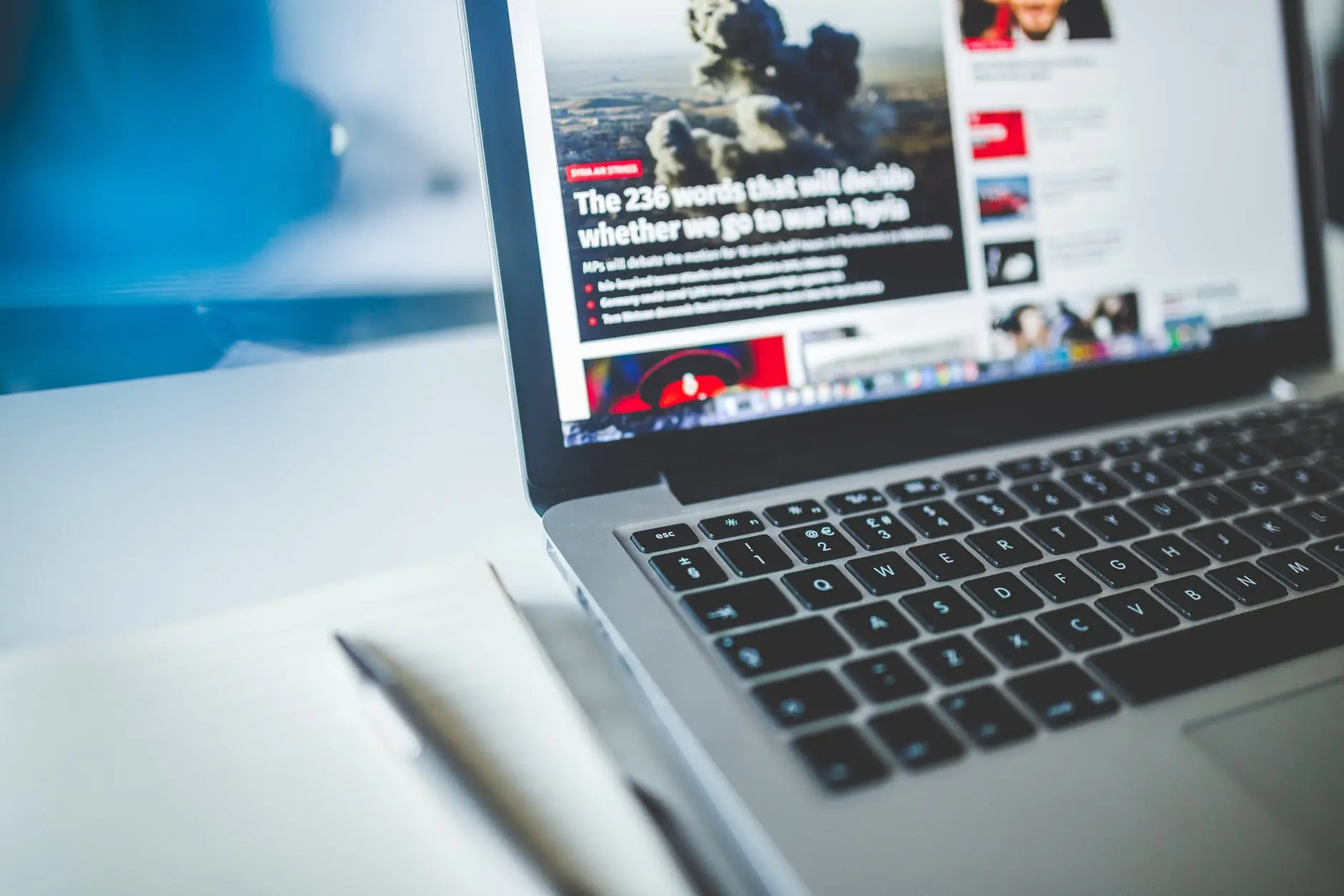 Website on laptop created by BOWWE Business builder