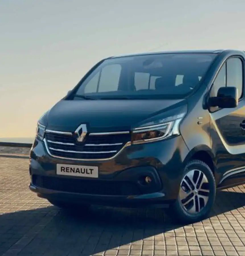 black minibus