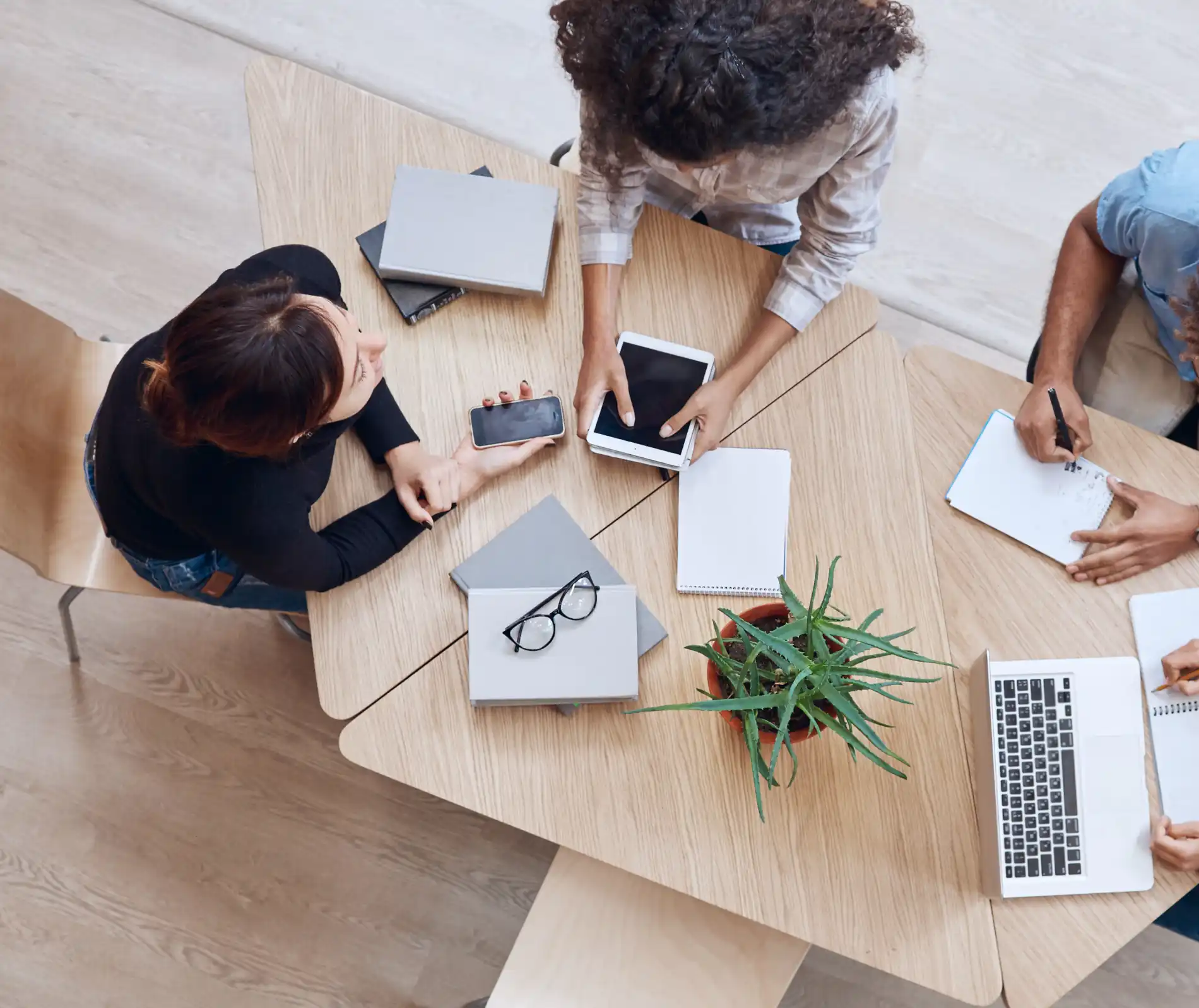 people sitting at a table