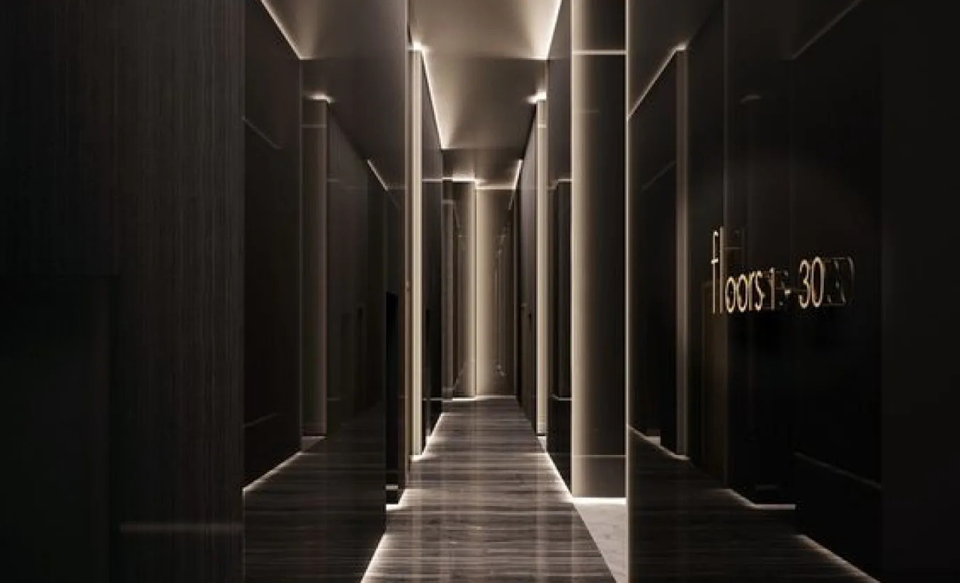 dark hallway