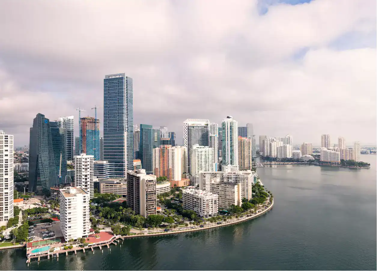 multi-storey buildings near the water