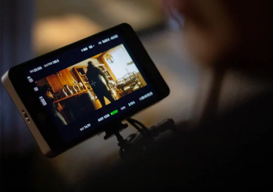 on the camera images of the footage from