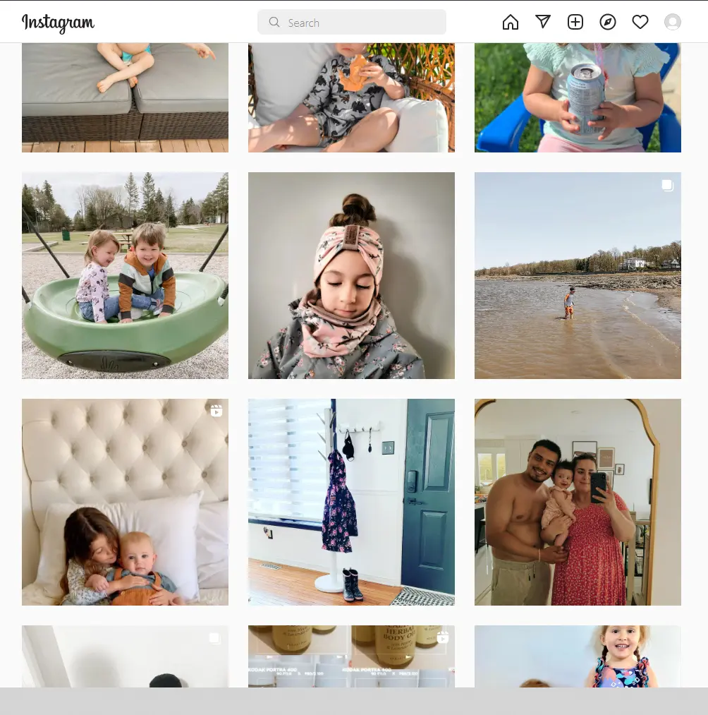 Dashboard of Deux par Deux Instagram