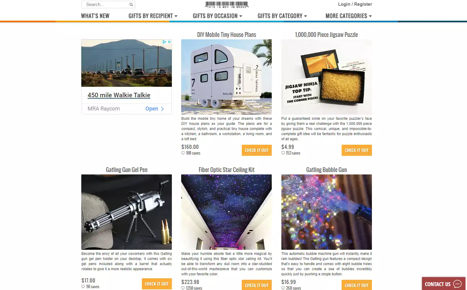 Affiliate marketing website