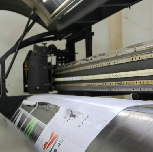 Paper rolls in production