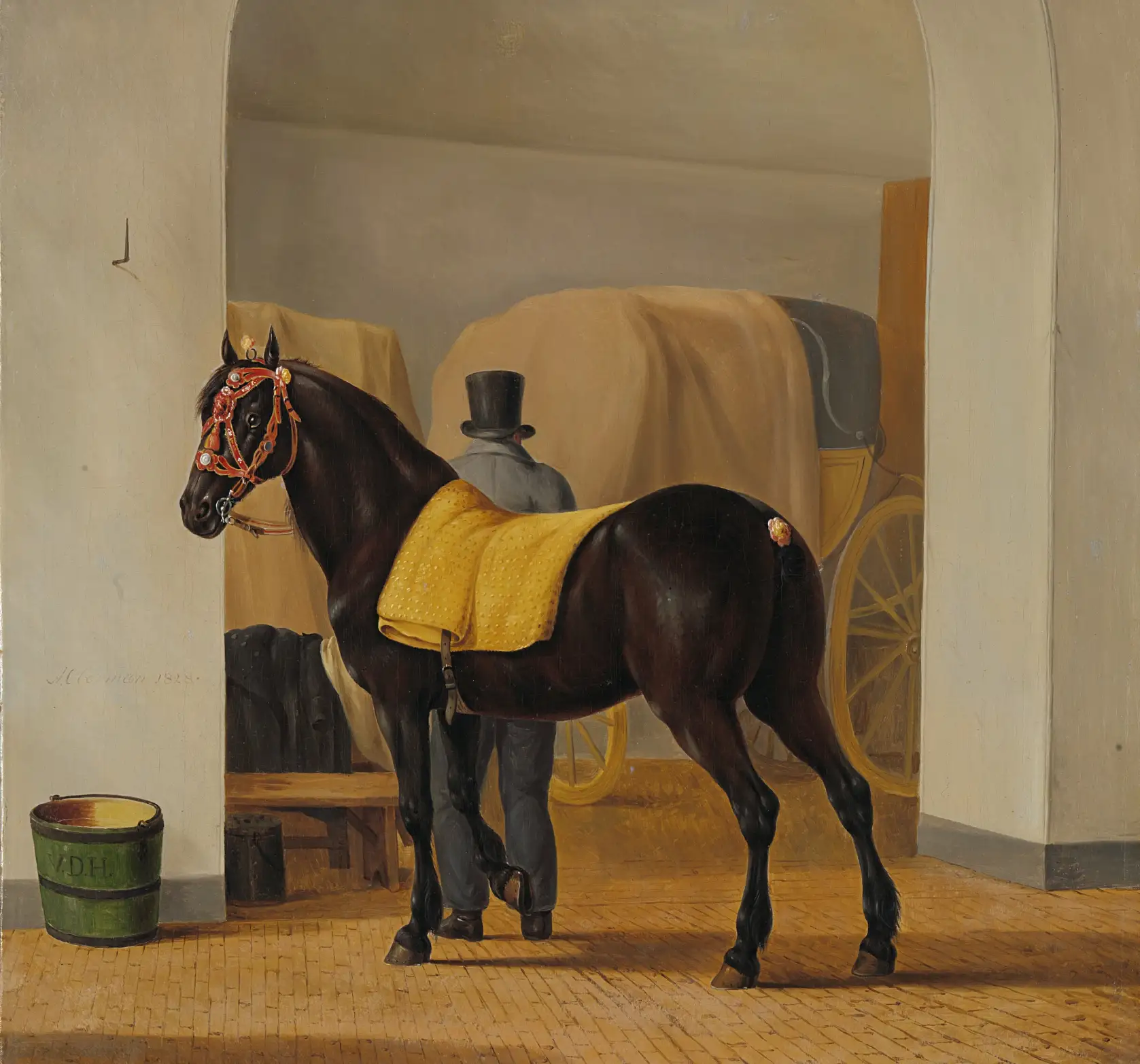 hombre y caballo