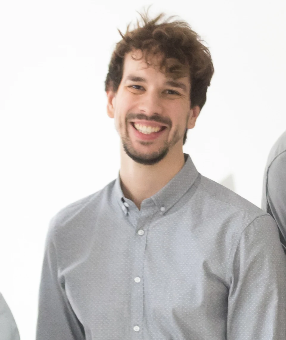 a guy with dark hair