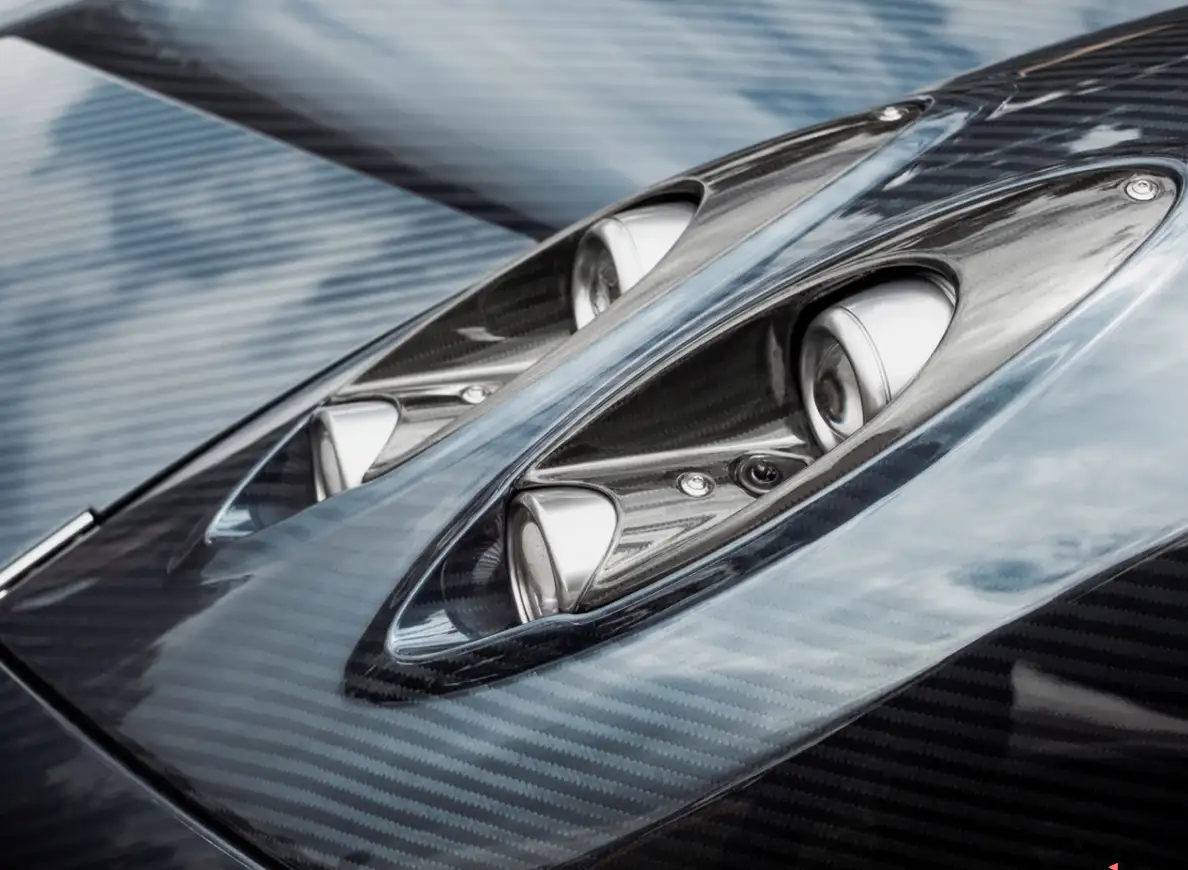 two headlights on a car