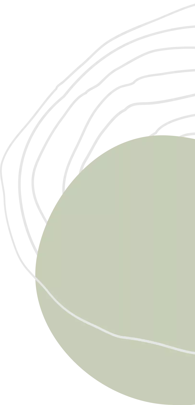 green oval with gray stripes