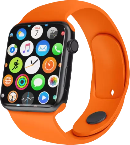 montre-bracelet orange