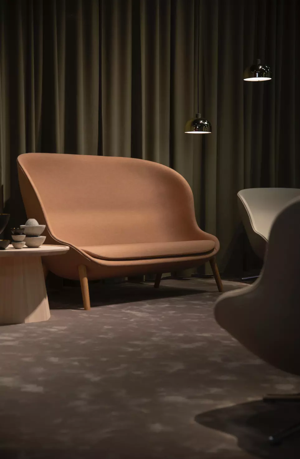Interior of a room with furniture