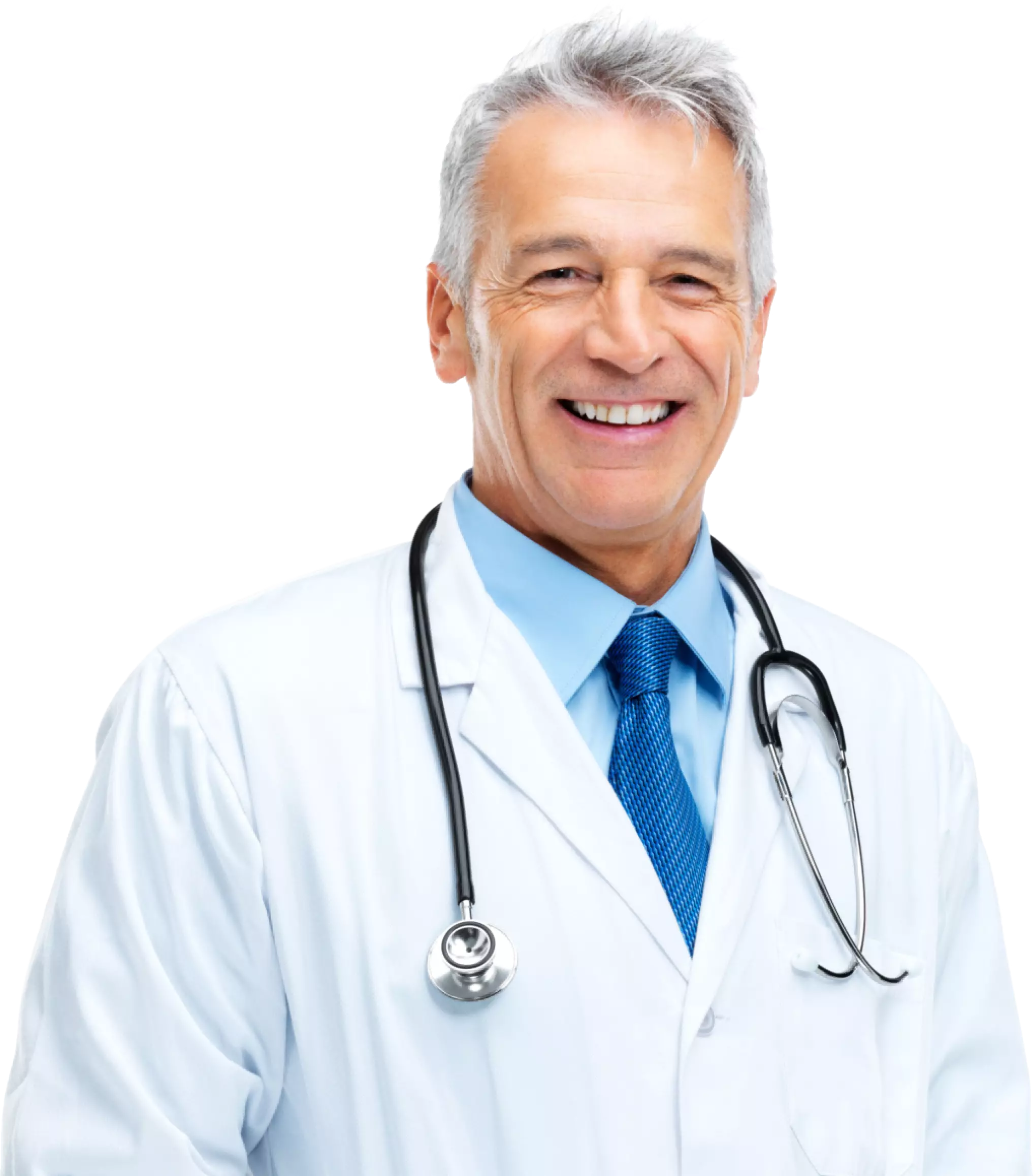 the man doctor smiles
