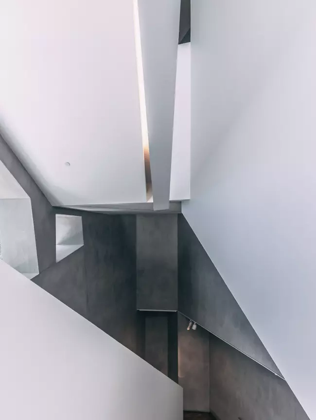 Treppendesign in Grau