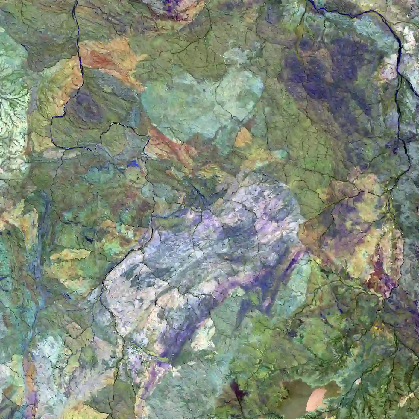 Drawing of part of the planet