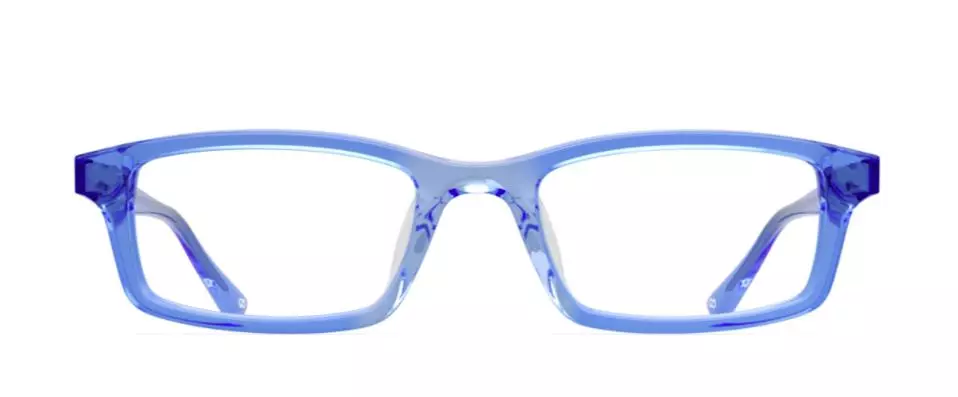 blue glasses