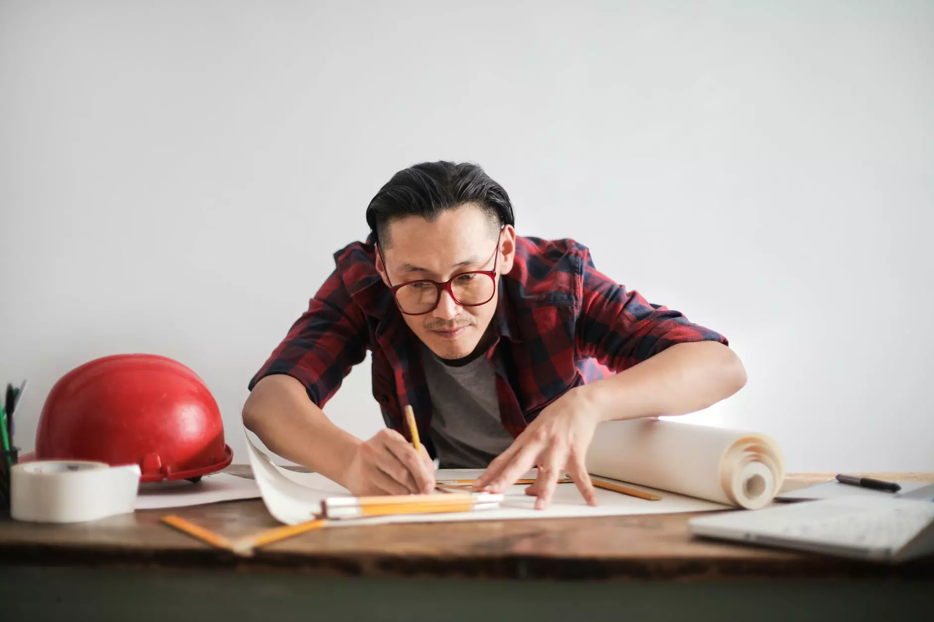 a man in glasses and a shirt