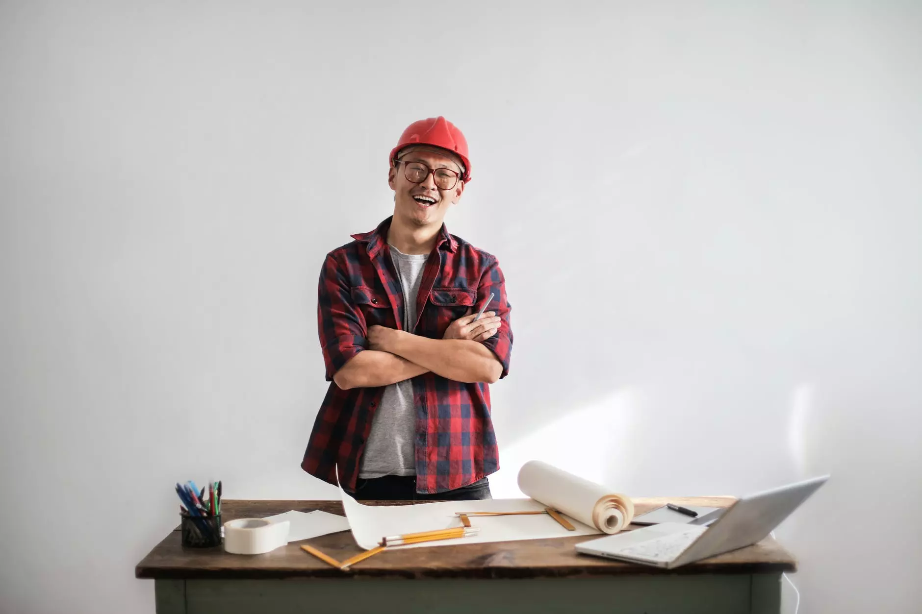 a man in glasses and a shirt