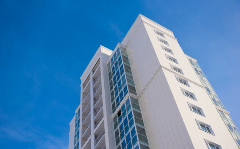 white multi-storey building 