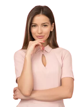 a girl in a pink dress