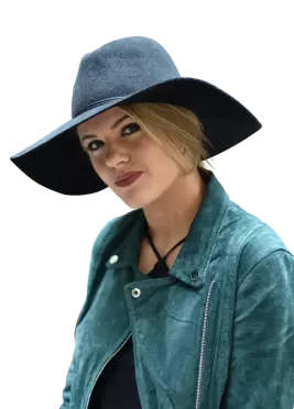 girl in a hat