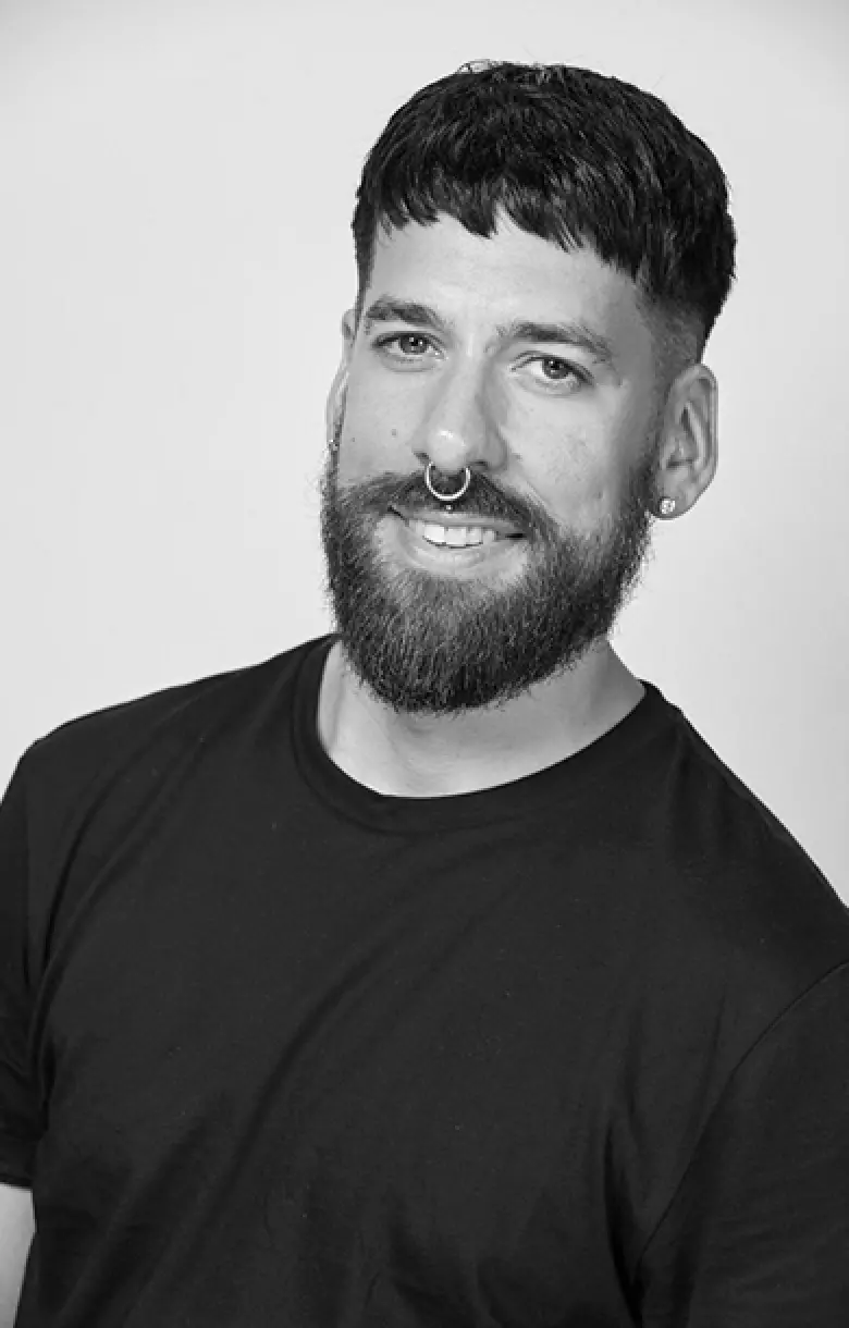 man with a beard