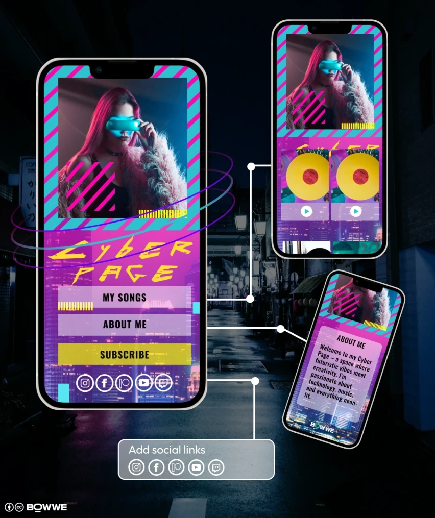 Graphic - Micro Page for Influencer