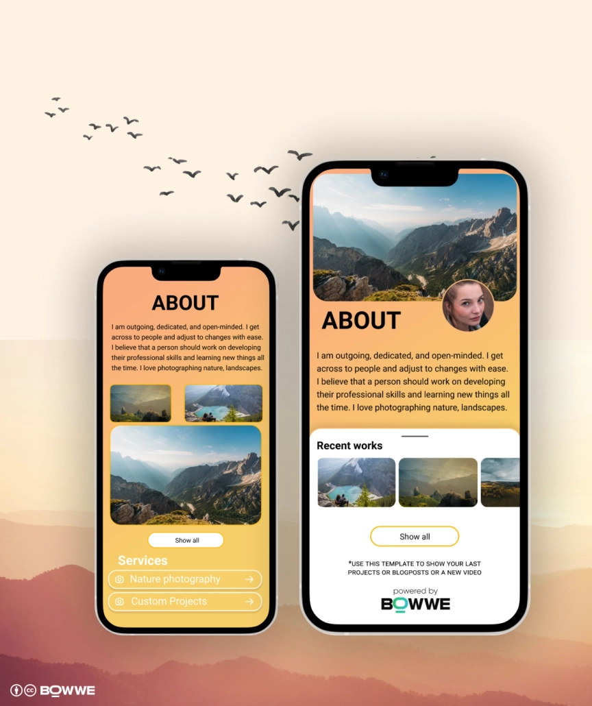 Graphic - Microsite photography