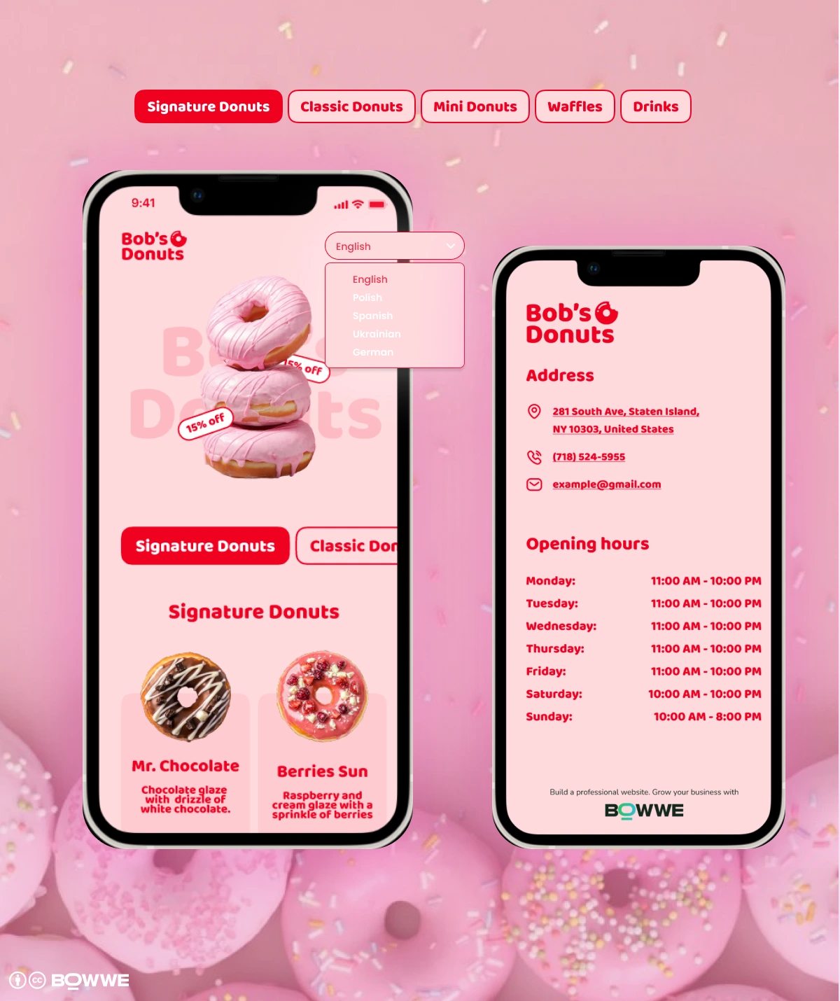 Graphic - Microsite shop