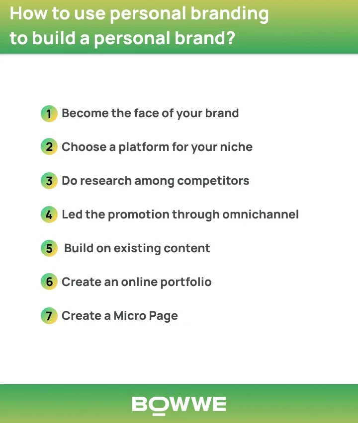 How to use personal branding to build a personal brand?
