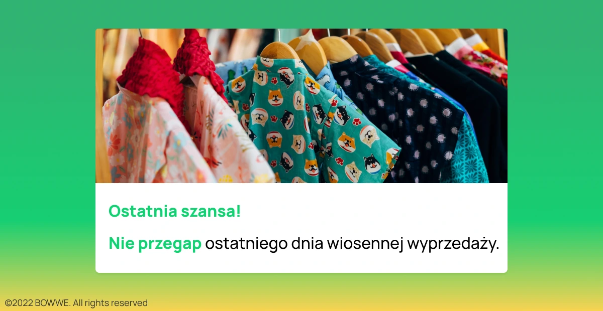 Przykłady użycia: Słowa chciwości 