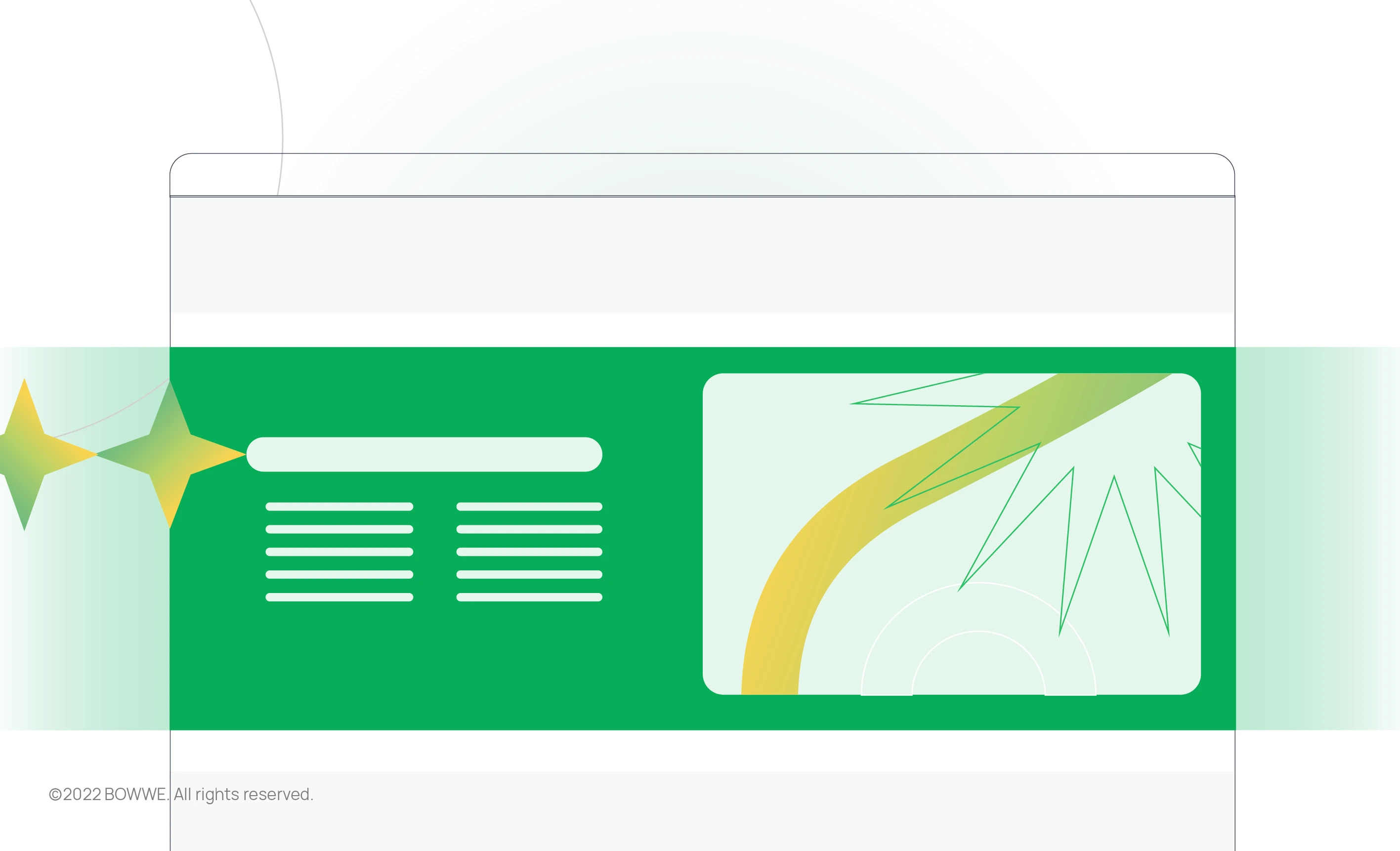 Um gráfico mostrando um site