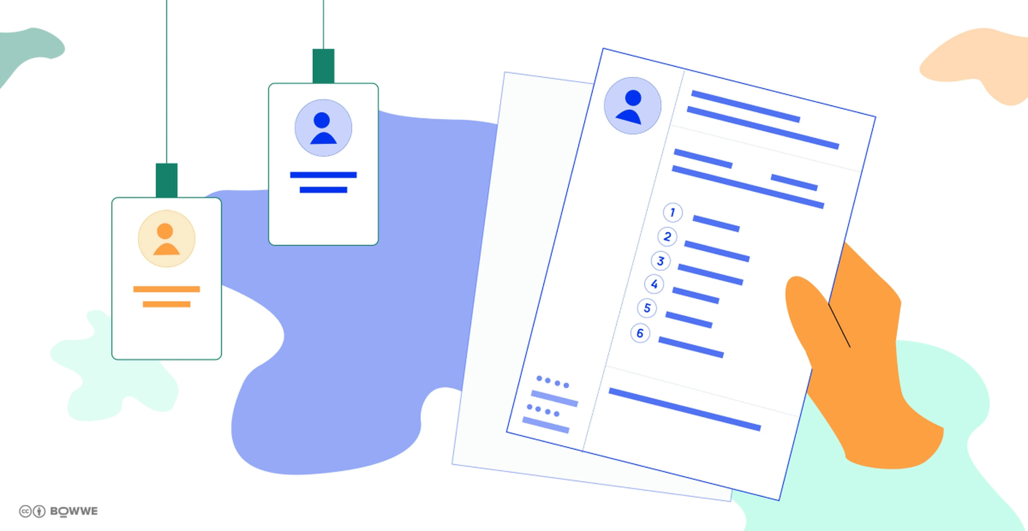 Graphic for paragraph - Get ready to write an internship CV in 6 steps 