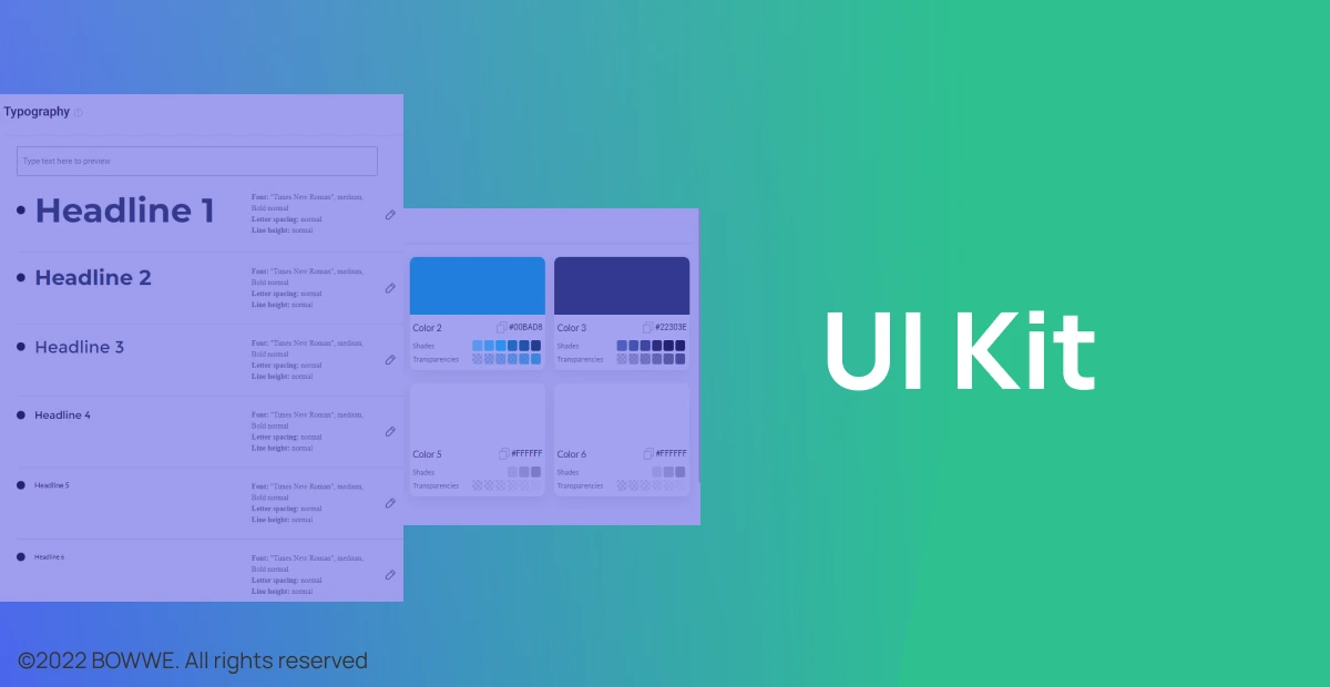 BOWWE vs.  Webflow - UI-Kit