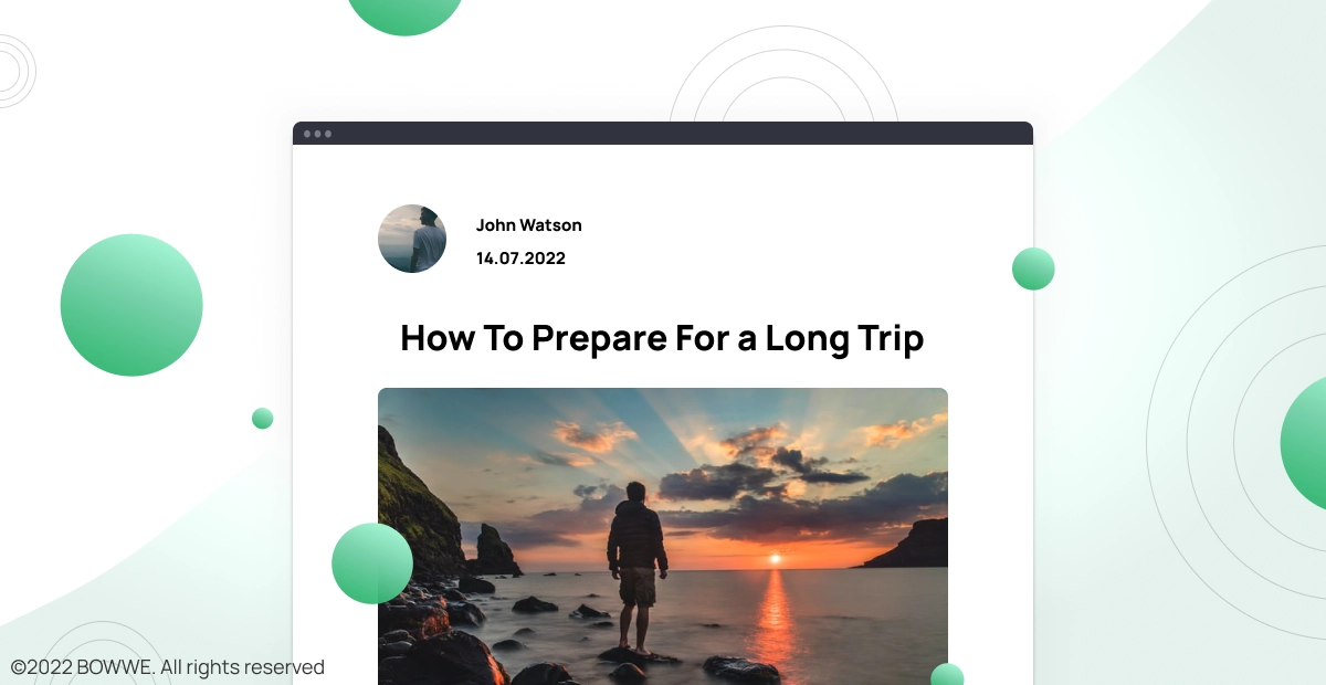 Article de blog - graphique