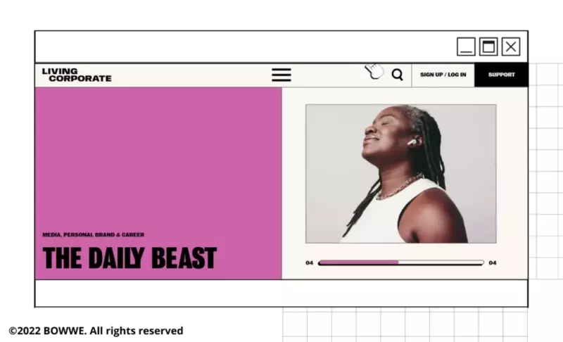 Gif montrant un curseur animé sur livingcorporate.mubien.com