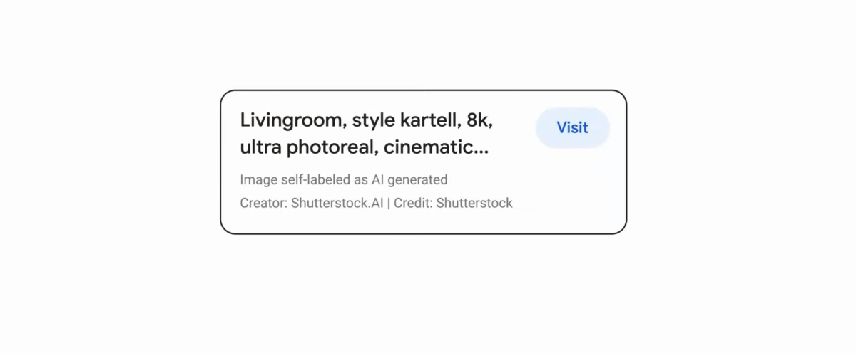 Picture caption in a black frame