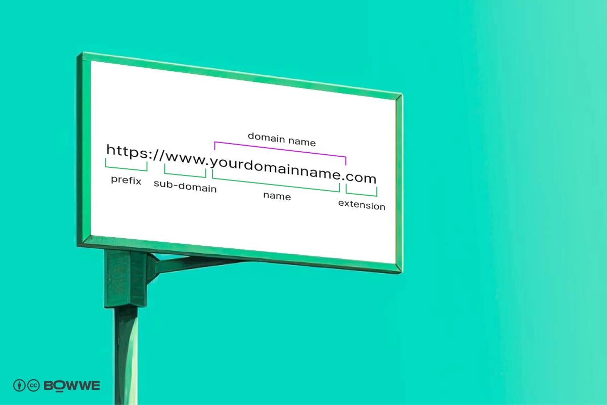 Wykres z rozpisem adresu strony internetowej