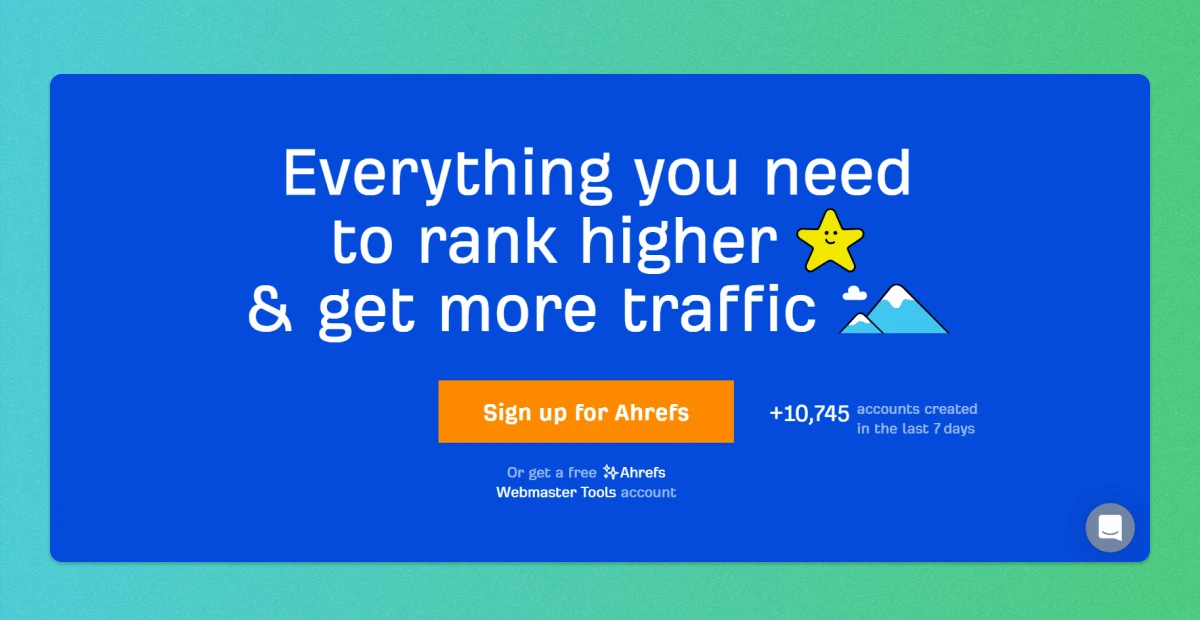 لقطة شاشة - Ahrefs