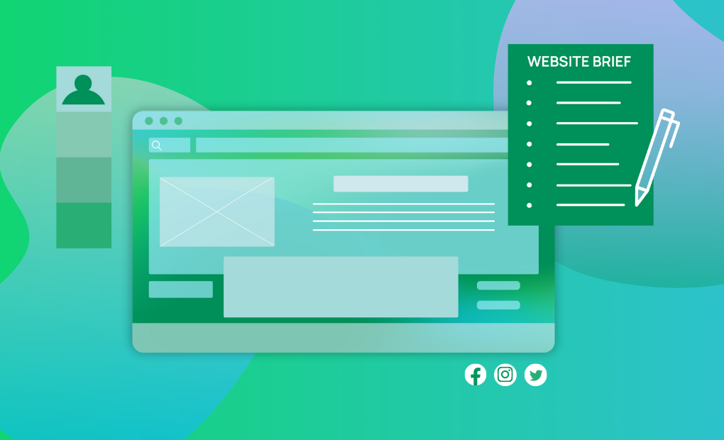 Website brief - graphic