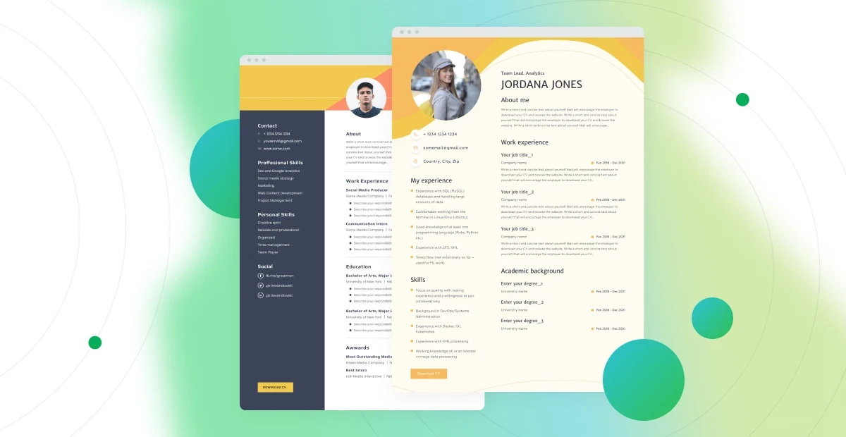 Graphic - CV creation in BOWWE