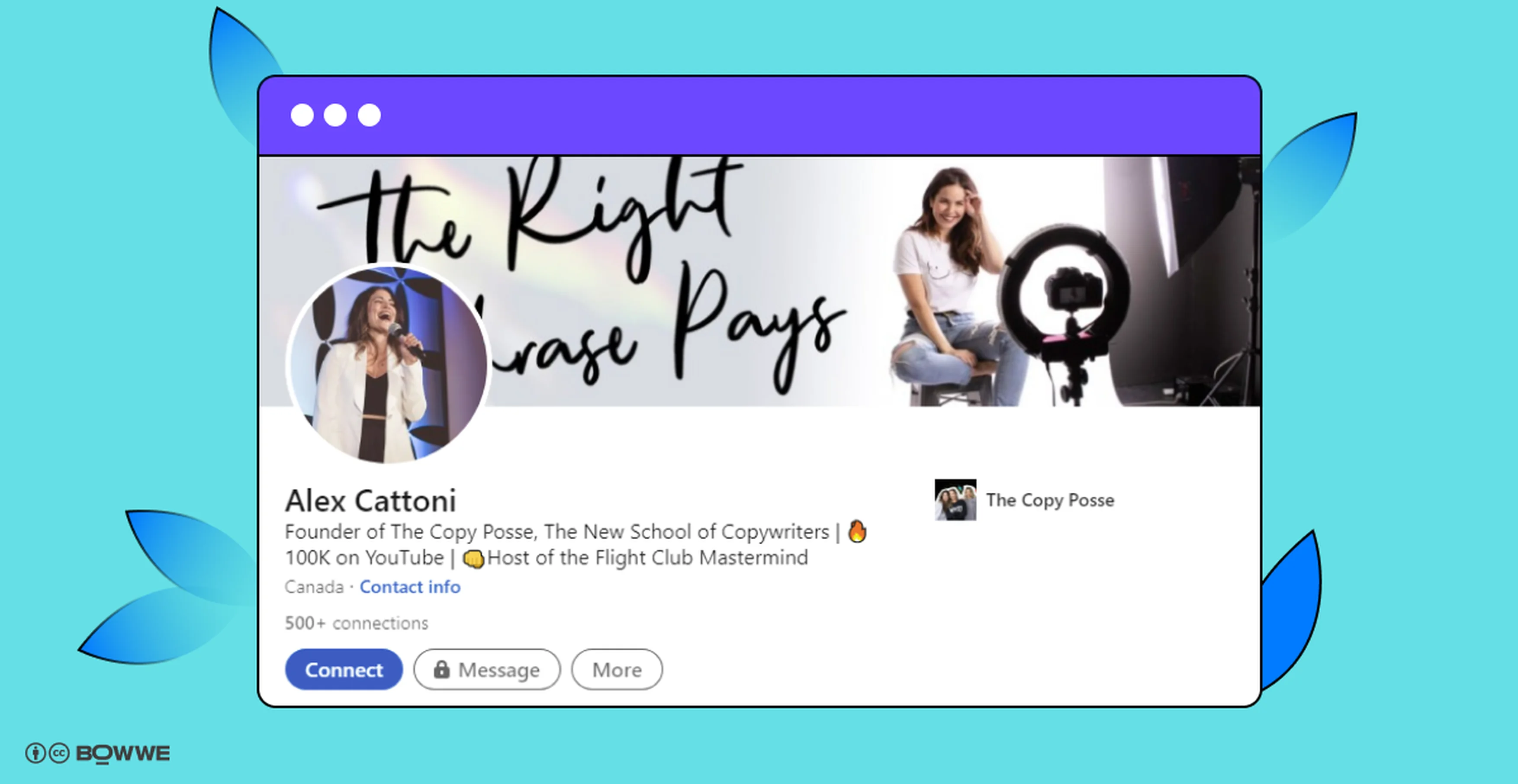 Alex Cattoni's LinkedIn profile