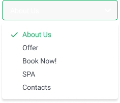 about us page selector