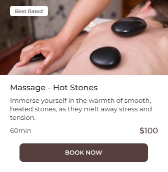hot stones massage offer