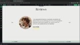 building a website with prepared section blocks