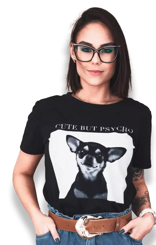 girl with glasses