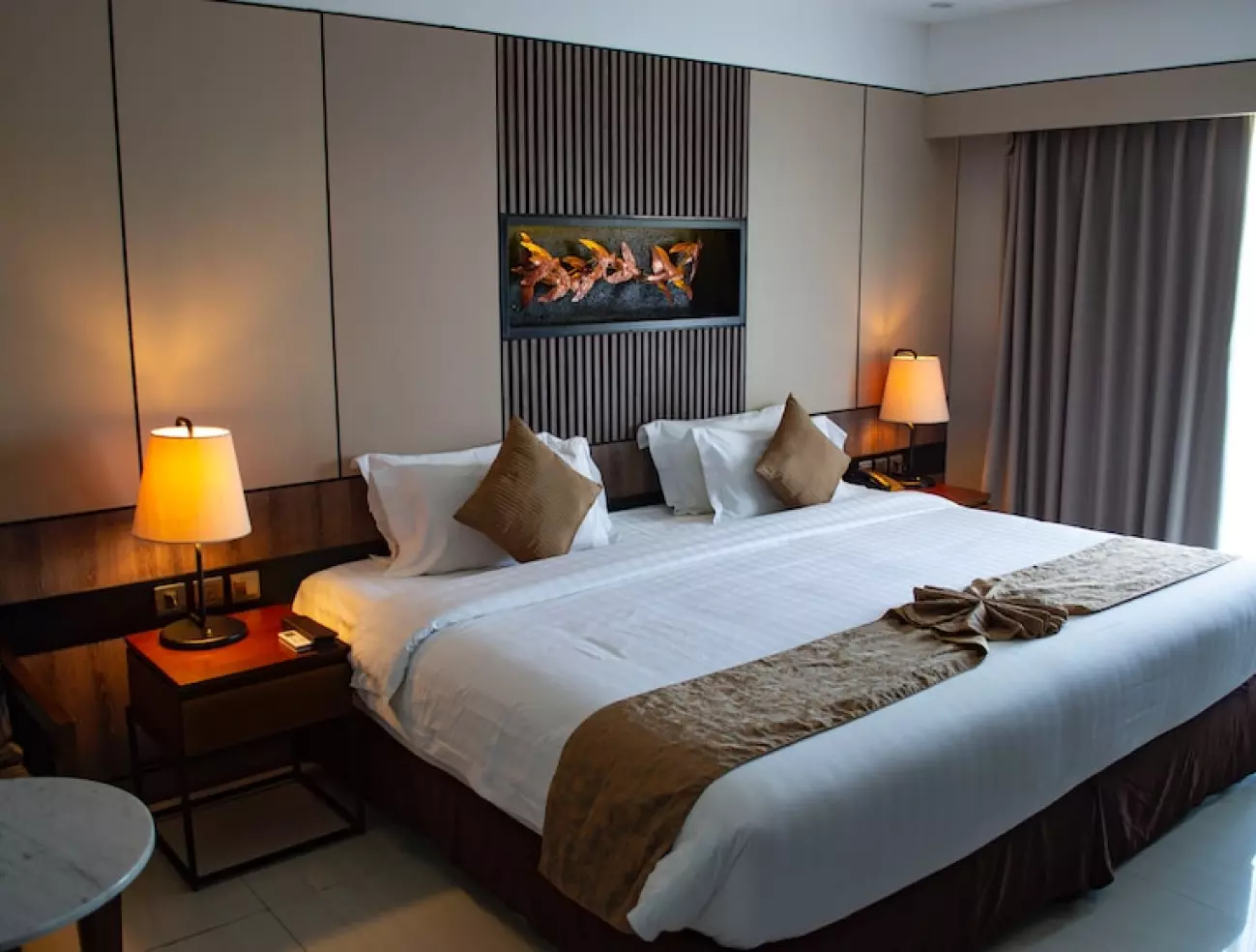 Bedroom with a bed