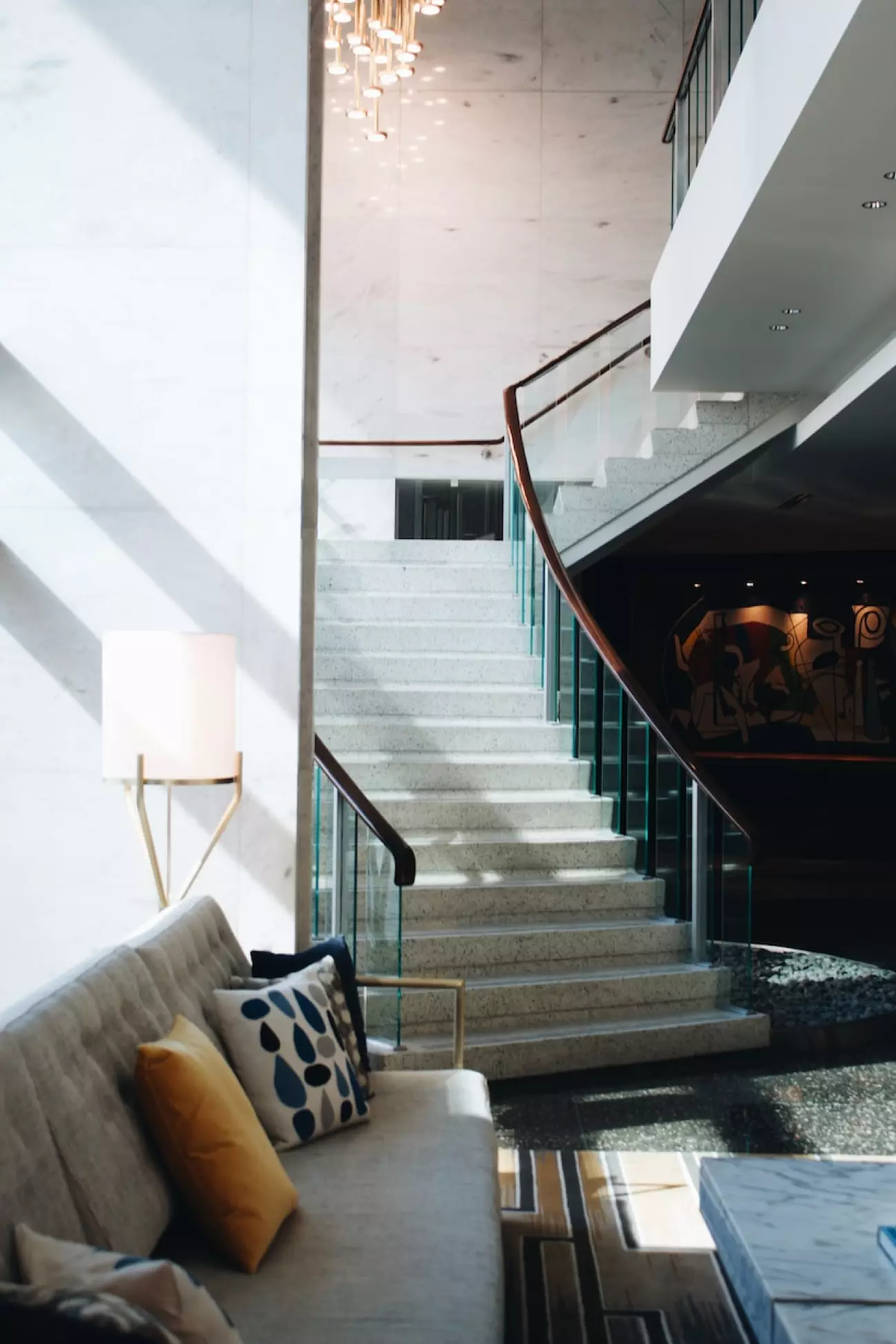 Room with stairs
