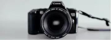 schwarze Kamera