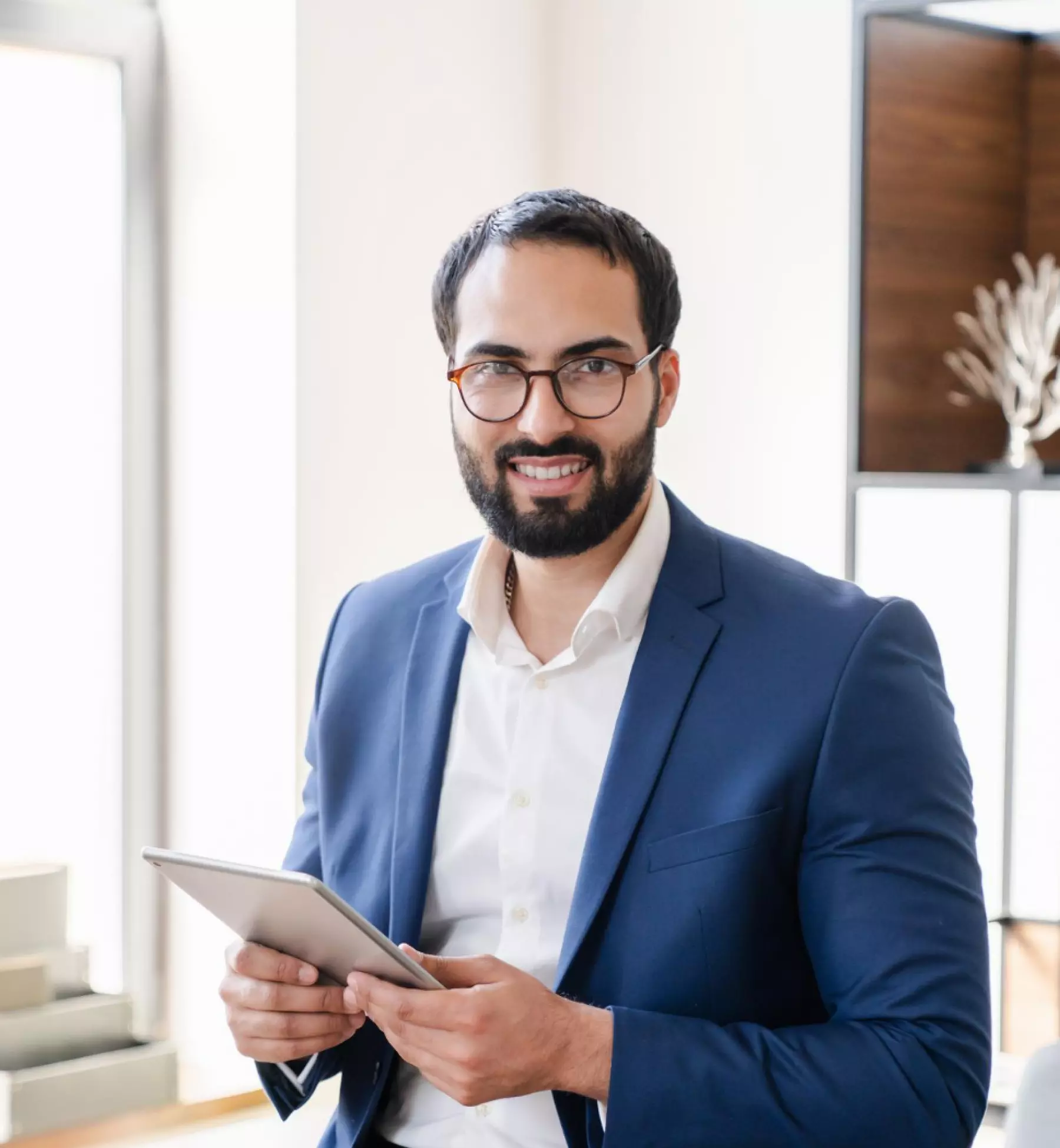Man with glasses