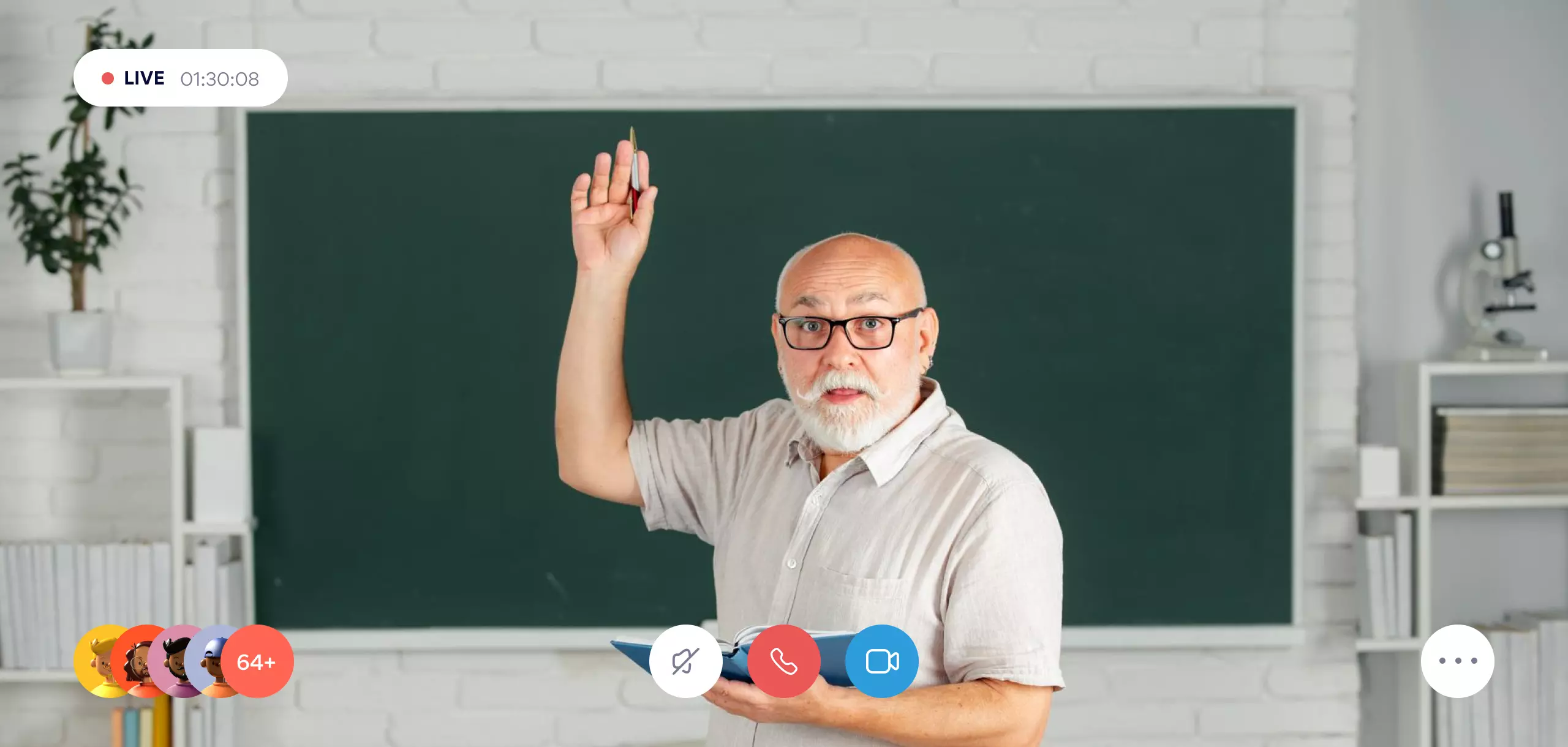 ein Mann mit Brille